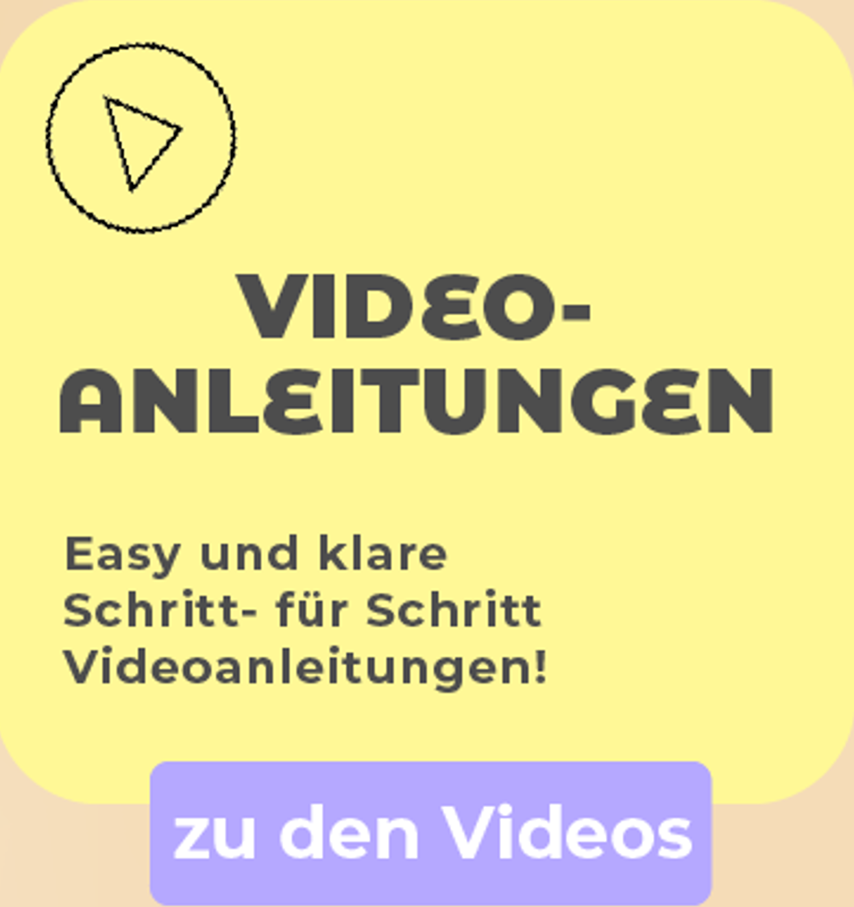 Videoanleitungen – zu den Videos